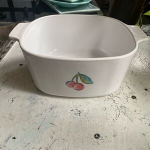 1 Corning Ware Fruit aka Cherries 3 Quart Baking Dish